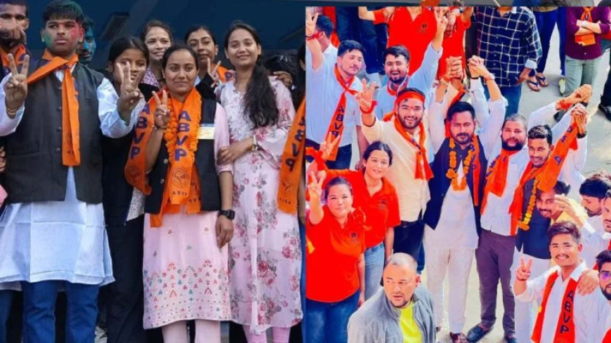 ABVP Dominates Student Union Elections at Garhwal University