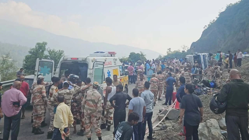 Minor Injuries Reported Among ITBP Personnel in Gangotri Highway Accident