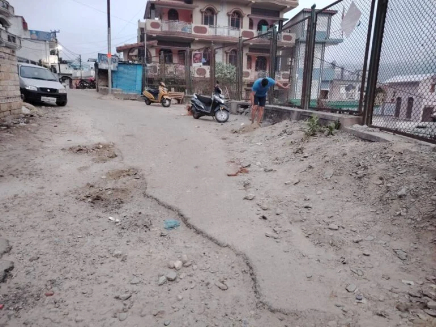 Army Major Digvijay Rawat Initiates Road Repair and Cleanliness Campaign in His Village