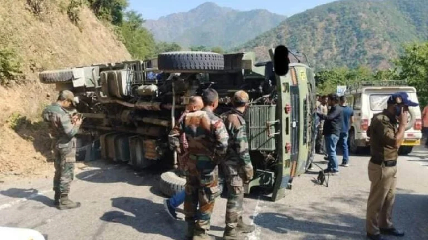 Tragic Overturn of Army Truck on Badrinath National Highway Claims One Soldier’s Life