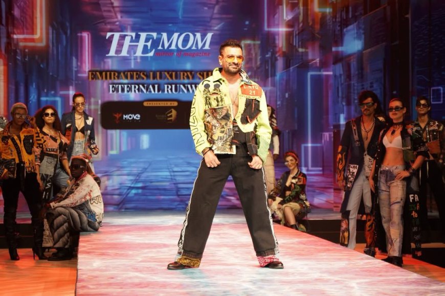 Bollywood's Eijaz Khan Charms the Runway in Dubai