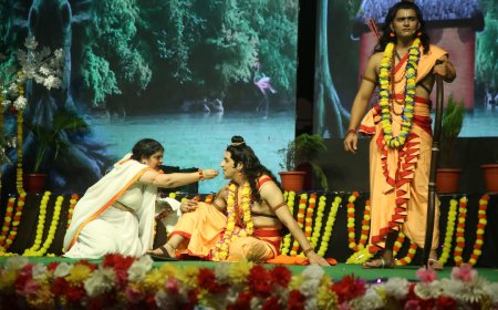 Lanka Ablaze at Red Fort: Lav Kush Ramlila’s Spectacular Lankadahan Leaves Crowd Spellbound